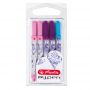 Naboje do pióra wiecznego Herlitz My Pen, 5szt róż/błękit/fiolet - 2